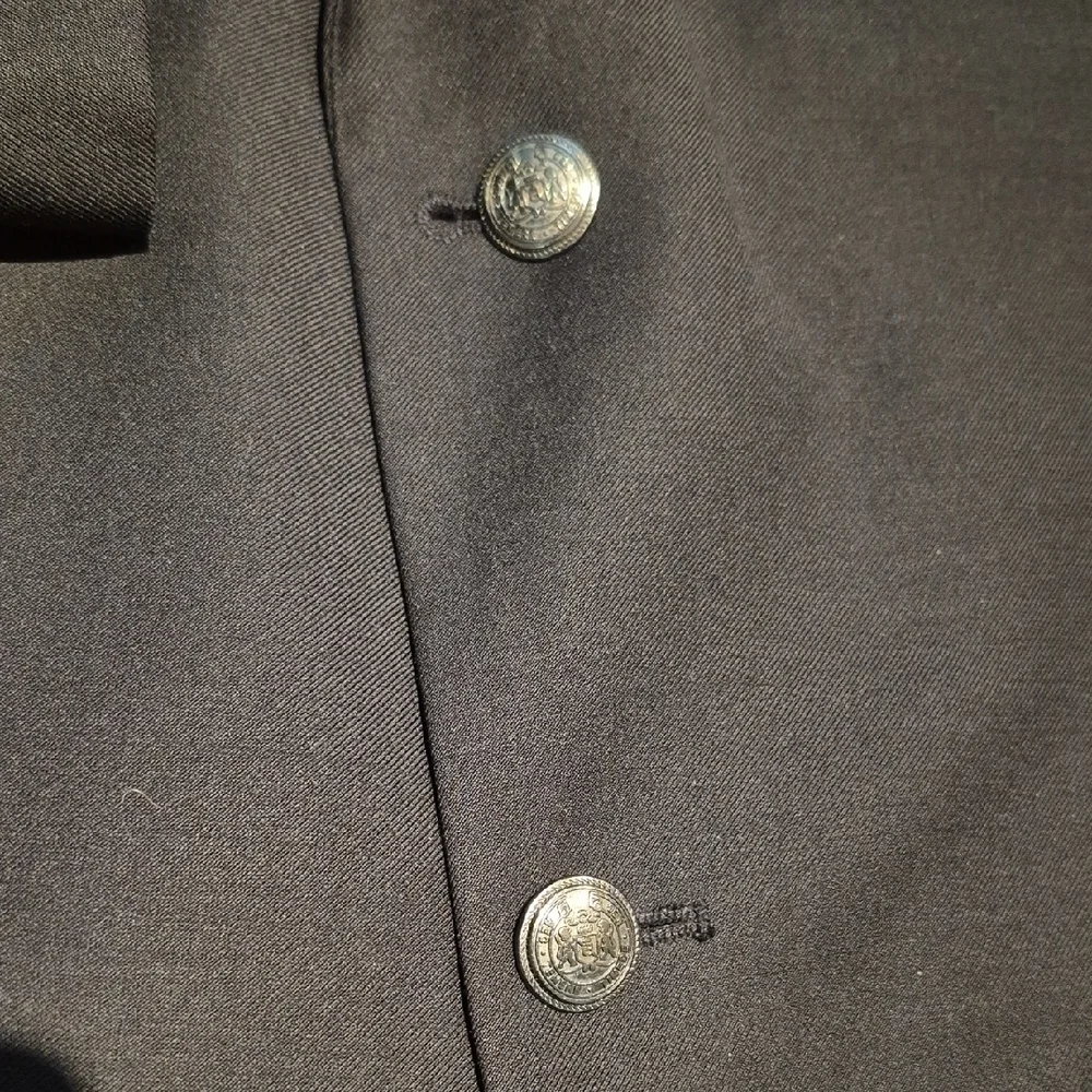 Alfred Sung Black Sport Coat with Notched Lapel, Moores Men's - Picture 2 of 15